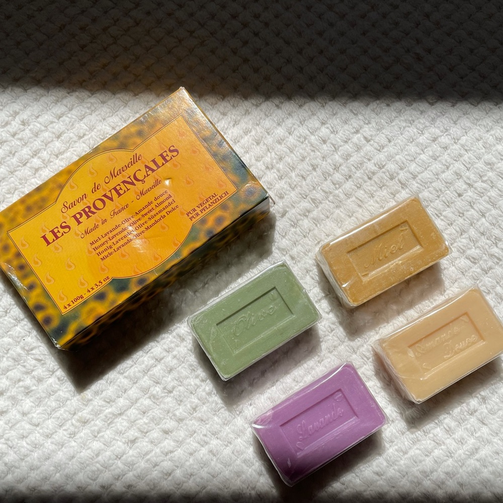 French Soap - Lavender, Olive, Honey, Sweet Almond - From France
